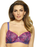 Paramour Women's Ellie Embroidery Unlined Demi Underwire Bra