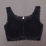 Rhonda Shear Women's Plus Size Stretch Lace Overlay Bra