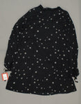 Mossimo Women's Rayon Long Sleeve Star Shift Dress Black Small