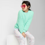 Wild Fable Women's Crewneck Fuzzy Sweater