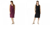 Belle by Kim Gravel Women's TripleLuxe Knit Tie Front Midi Dress
