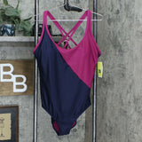 All In Motion Women's Racerback One Piece Swimsuit