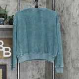Supplies by Union Bay Womens French Terry Long Sleeve Summer Tie Dye Nala Top