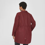 Ava & Viv Women's Plus Size Convertible Twill Anorak Jacket