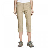 Eddie Bauer Women's Ranier Capri Pants Khaki 12
