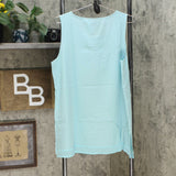 Linea by Louis Dell'Olio Women's Sleeveless Henley Swing Top