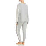 Flora Nikrooz Women's Lace Trim Harbor Cozy Pajama Set