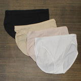 Hanes Premium 4pk Cool & Comfortable Microfiber Hi-Cut With X-Temp Black L