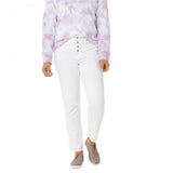 Denim & Co. Women's Slim Ankle Jeans with Button Fly