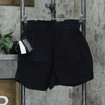 Danielle Bernstein Women's Paperbag Waist Cuffed Shorts