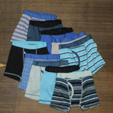 Cat & Jack Boys' 10pk Striped Boxer Briefs Multicolor XS