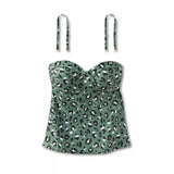 Kona Sol Women's Bandeau Tankini Top w/ Removable Straps