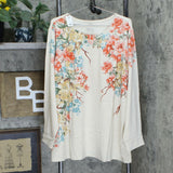 Studio by Denim & Co Plus Size Floral Print Long Sleeve Knit Top