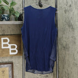 DG2 by Diane Gilman Women's Mixed Media Easy Tank Top
