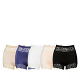 Rhonda Shear Women's 5 Pack Pin-Up Tap Panties With Lace Trim