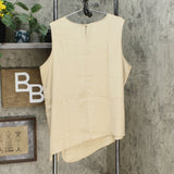 DG2 by Diane Gilman Women's Plus Size Asymmetric Sleeveless Top