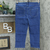 LOGO by Lori Goldstein 5-Pocket Straight-Leg Capri Jeans