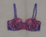Paramour Women's Ellie Embroidery Unlined Demi Underwire Bra