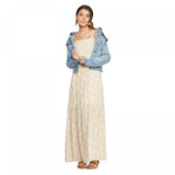 Universal Thread Women's Sleeveless Square Neck Tiered Maxi Dress