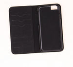 Tavik Linden Wallet Leather Case For IPhone 6/6s Card Slots Folding Cover Black