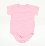 Rabbit Skins 4480 Baby Infant Short Sleeve One Piece Bodysuit Pink 18 Months