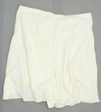 Who What Wear Women's Plus Size Back Zip Linen Blend Swing Skirt Cream 26W