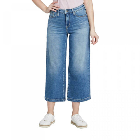 Universal Thread Women's High Rise Wide Leg Cropped Jeans