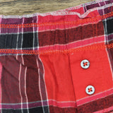 Victoria's Secret Womens Plaid Flannel Cotton Pajama Pant Shirt Sleep Set