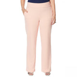 DG2 by Diane Gilman Women's Plus Size Wrinkle-Resistant Stretch Pull-On Trousers