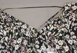 LC Lauren Conrad Women's Floral Chiffon Tunic Top Blouse