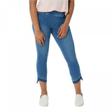 Belle by Kim Gravel Women's Flexibelle Released Hem Cropped Jeans