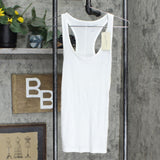 Universal Thread Women's Rib Racerback Tank Top 16437f69c50ce8 White M