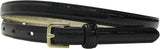 Mossimo Womens Patent Glossy Bonded Leather Skinny Belt Large