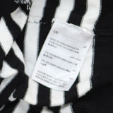 Charter Club Women's Striped Snap Front Cardigan Black / White Large
