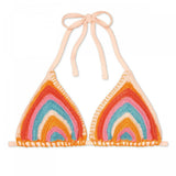 Xhilaration Women's Crochet Triangle Bikini Top