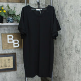 Belle by Kim Gravel Women's Flutter Sleeve Shift Dress