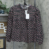 NWT Wayf Womens Plus Size Linford Floral Pintuck Top. 70603WP Plus 2X