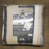 Fairfield Square Collection Reversible 12-Piece Full Comforter Set Navy Blue