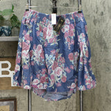 DG2 by Diane Gilman Women's Off the Shoulder Floral Print SoftCell Top