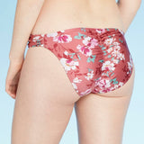 Xhilaration Women's Cinch Back Cheeky Bikini Swim Bottom