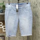 DG2 by Diane Gilman Women's Plus Size Classic Stretch Pull On Bermuda Shorts