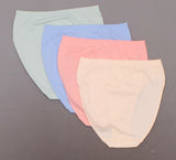 New Rhonda Shear Womens LOT OF 4 "Ahh" Seamless Brief. 700324-NEW Small