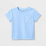 Cat & Jack Girls' Washed Knit Short Sleeve T-Shirt Tee