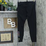 Fila Women's Cotton Blend High Waisted 7/8 Leggings. 1383811 Black Large