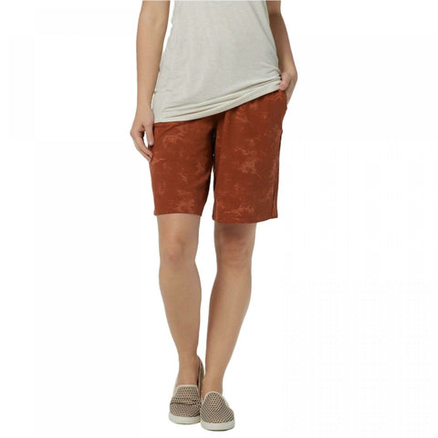 LOGO Lounge by Lori Goldstein Printed French Terry Bermuda Shorts