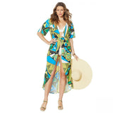 IMAN Women's City Chic Printed Empire Waist Duster