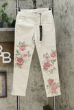 DG2 by Diane Gilman Women's Petite Classic Stretch Artwork Printed Jeans