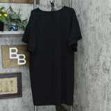 Belle by Kim Gravel Women's Flutter Sleeve Shift Dress