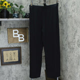Denim & Co. Women's Pull On Wide Leg Beach Pants Black Medium