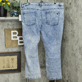DG2 by Diane Gilman Plus Petite Snow Wash Boot Cut Jeans